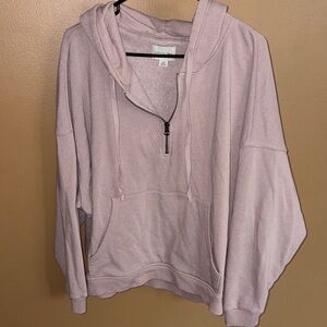 American Eagle Outfitters Light mauve  Half-Zip Hoodie